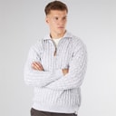 Indicode Mens Rufus Jumper Off White