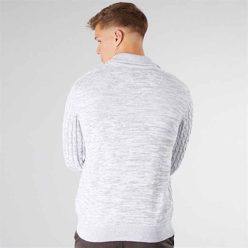 Indicode Mens Rufus Jumper Off White - Image 2
