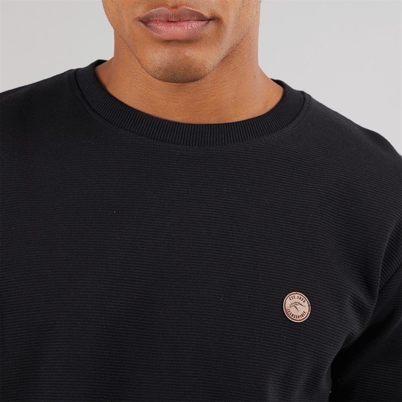 Indicode Mens Salupe Sweatshirt Black - Image 3