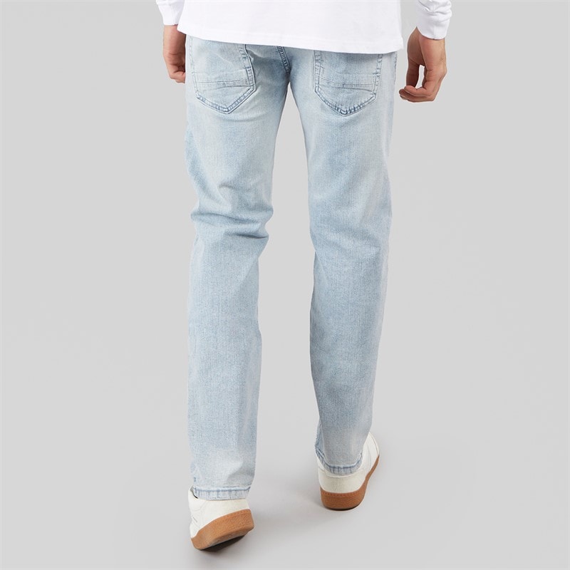 Indicode Mens Tony Regular Fit Jeans Icy Blue - Image 2