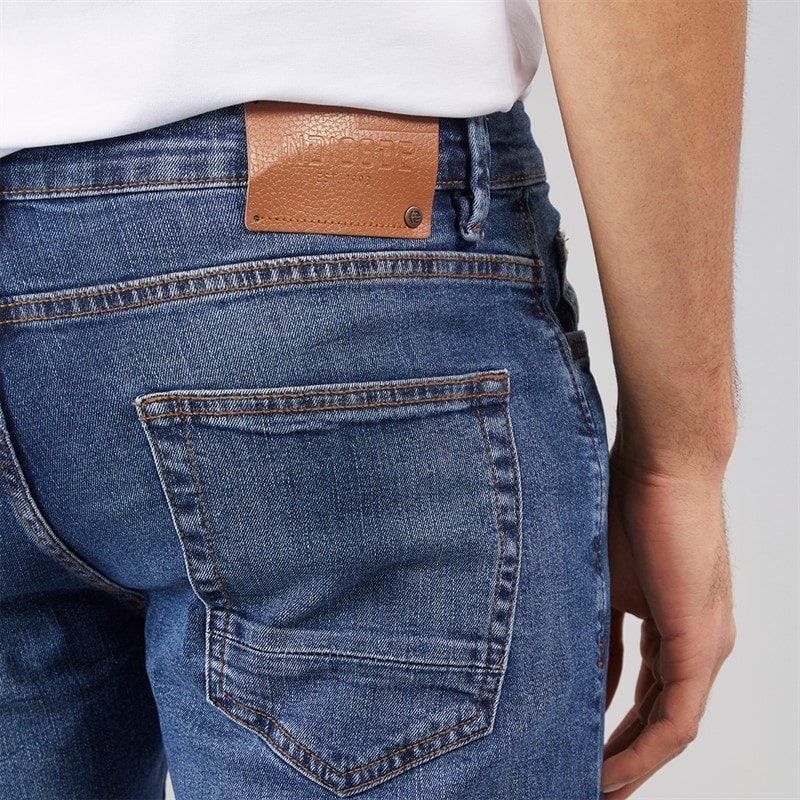 Indicode Mens Tony Regular Fit Jeans Medium Indigo - Image 3