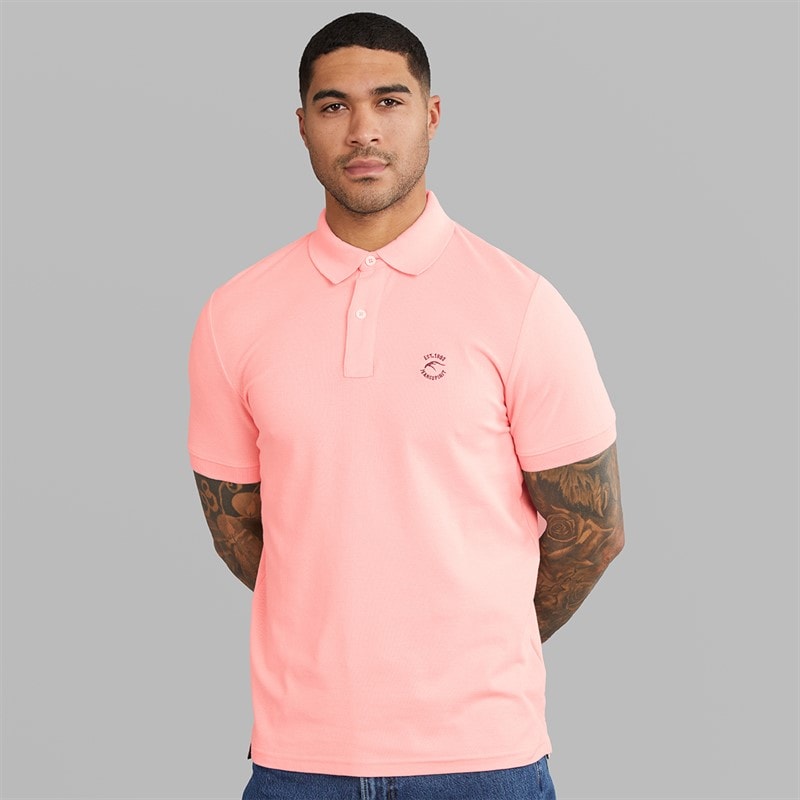 Indicode Mens Inwadim Polo Shirt Chintz Rose - Image 1
