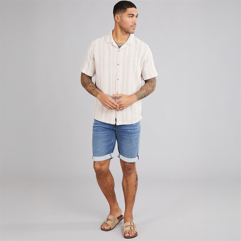 Indicode Mens Indelmare Denim Shorts Deep Dusk - Image 4