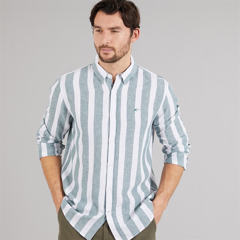 Indicode Mens Indonuld Shirt Smoke Pine