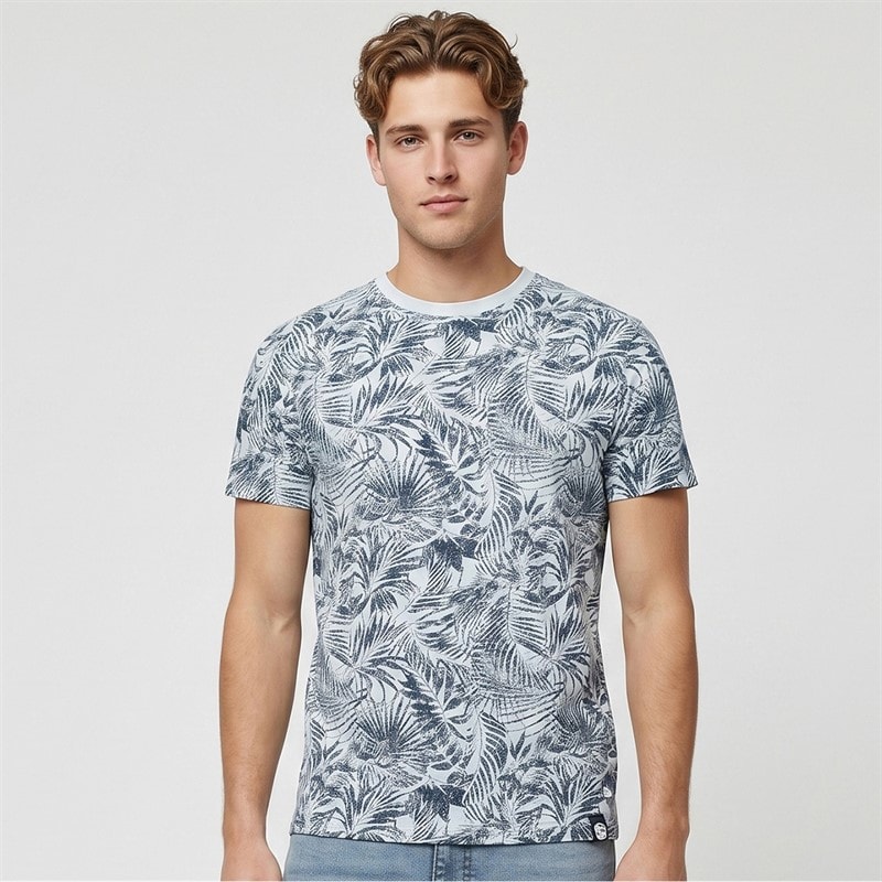 Indicode Mens Inpalme T-Shirt Sky Way - Image 1