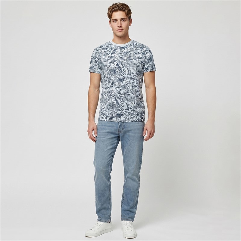 Indicode Mens Inpalme T-Shirt Sky Way - Image 4