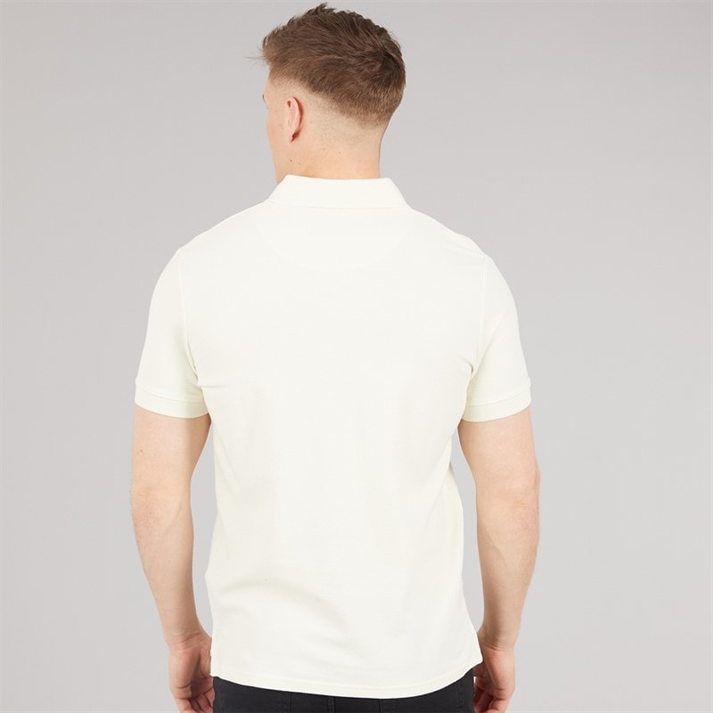 Indicode Mens Inwadim Polo Shirt White Asparagus - Image 2
