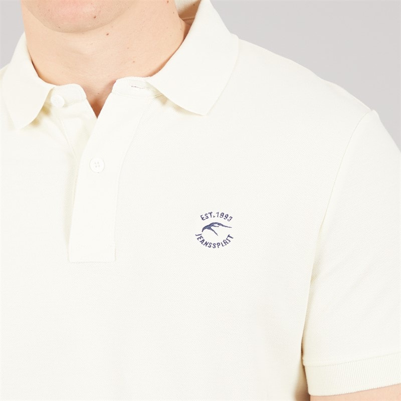 Indicode Mens Inwadim Polo Shirt White Asparagus - Image 3