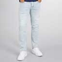 Indicode Mens Tony Regular Fit Jeans Foam Blue