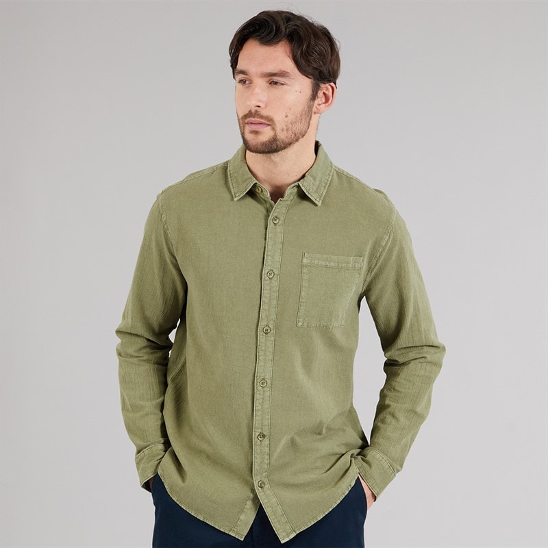 Indicode Mens Trypto Long Sleeve Shirt Sea Spray - Image 1