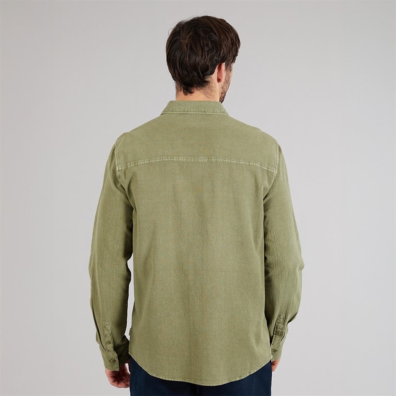 Indicode Mens Trypto Long Sleeve Shirt Sea Spray - Image 2
