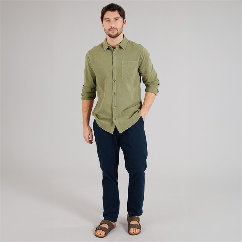 Indicode Mens Trypto Long Sleeve Shirt Sea Spray - Image 3