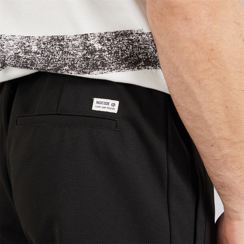 Indicode Mens Nello Trousers Black - Image 3
