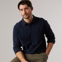 Indicode Mens Trypto Long Sleeve Shirt Sky Captain