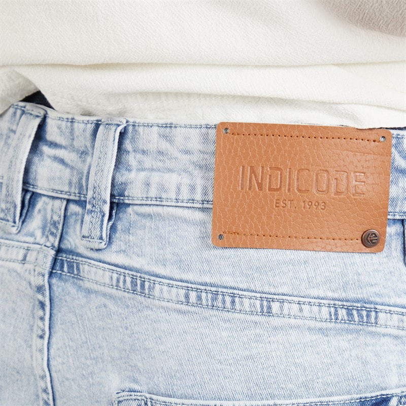 Indicode Mens Kaden Shorts Foam Blue - Image 3