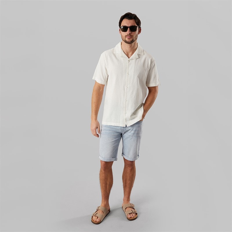 Indicode Mens Kaden Shorts Foam Blue - Image 4