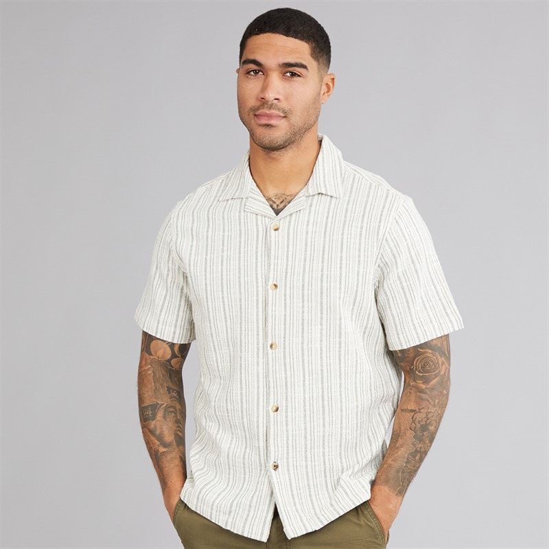 Indicode Mens Chaga Shirt Sea Spray