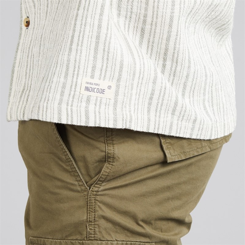 Indicode Mens Chaga Shirt Sea Spray - Image 3