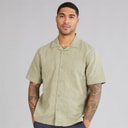 Indicode Mens Waves Shirt Aloe
