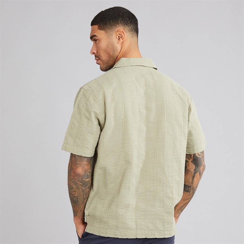 Indicode Mens Waves Shirt Aloe - Image 2