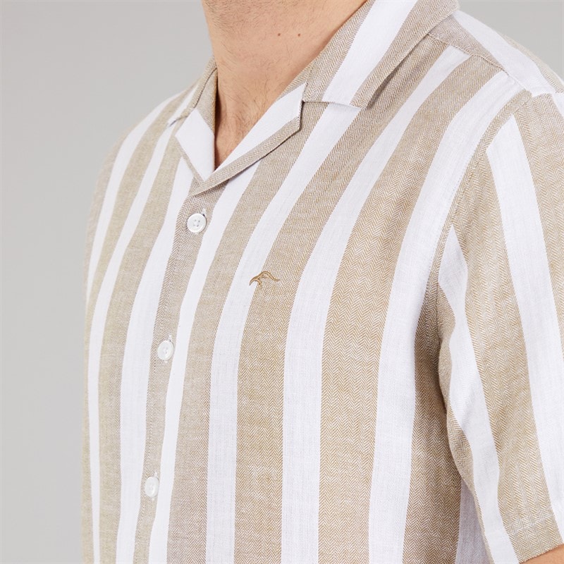 Indicode Mens Carlui Shirt Covert Green - Image 3