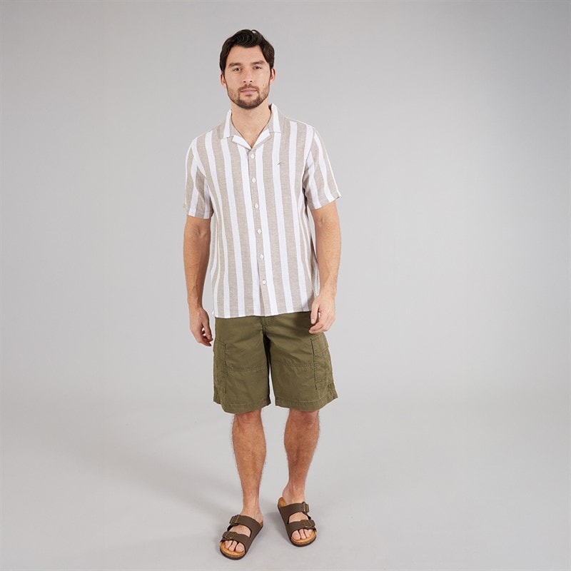 Indicode Mens Carlui Shirt Covert Green - Image 4