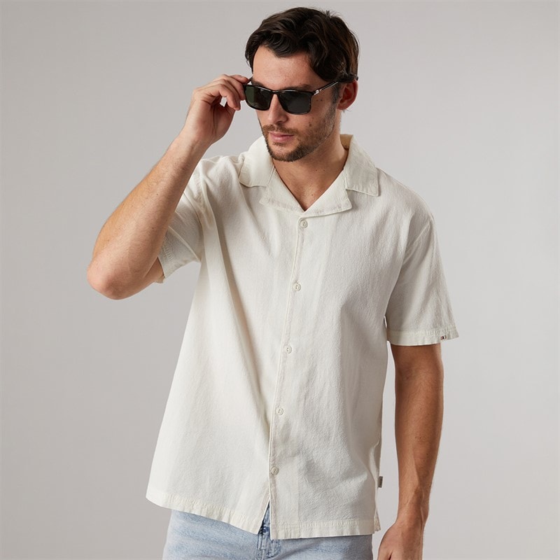 Indicode Mens Mirolo Shirt Off White