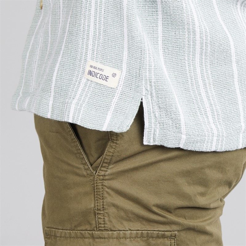 Indicode Mens Poipu Shirt Sea Spray - Image 3