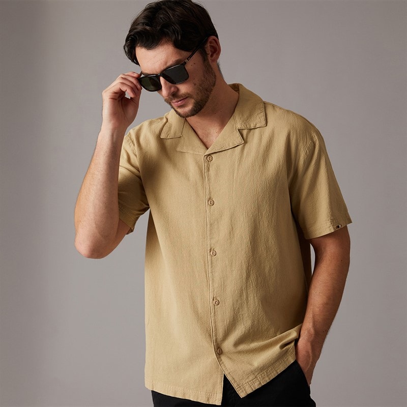 Indicode Mens Mirolo Shirt Cornstalk