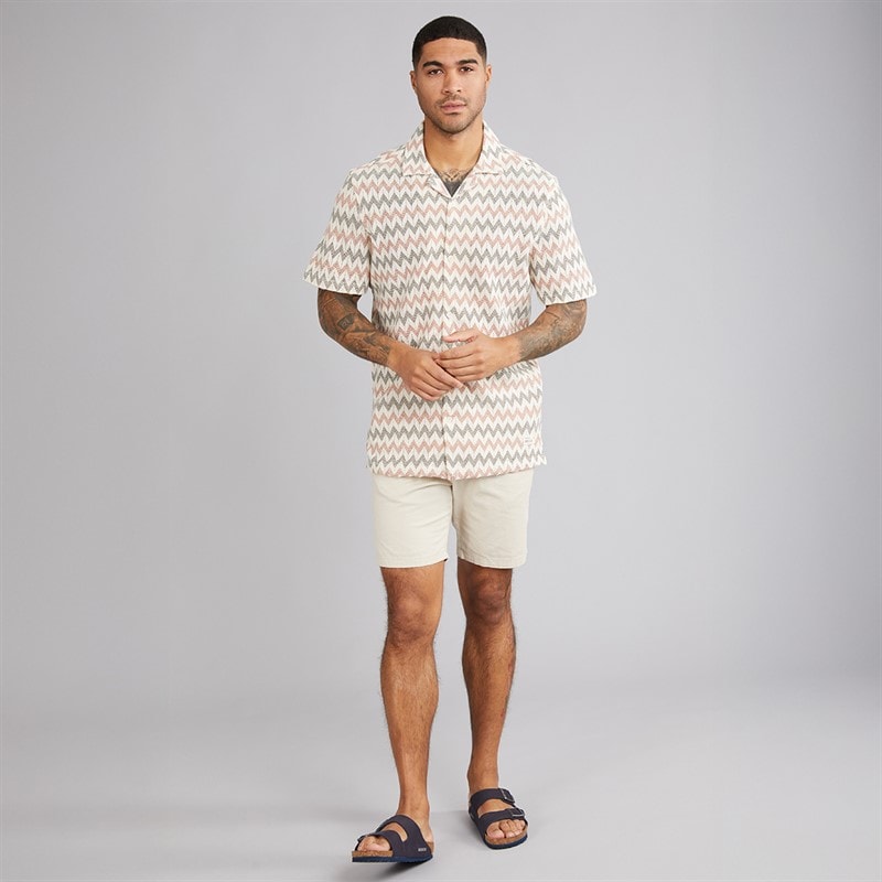 Indicode Mens Lihue Shirt Baked Clay - Image 3