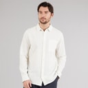 Indicode Mens Trypto Long Sleeve Shirt Off White