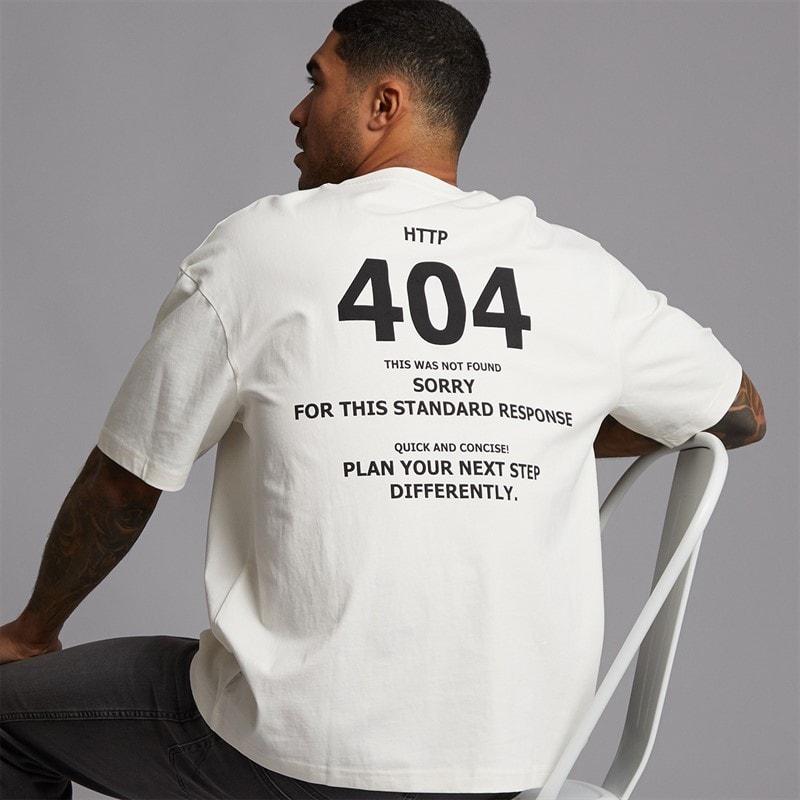 Indicode Mens Four O Four T-Shirt Snowflake - Image 1