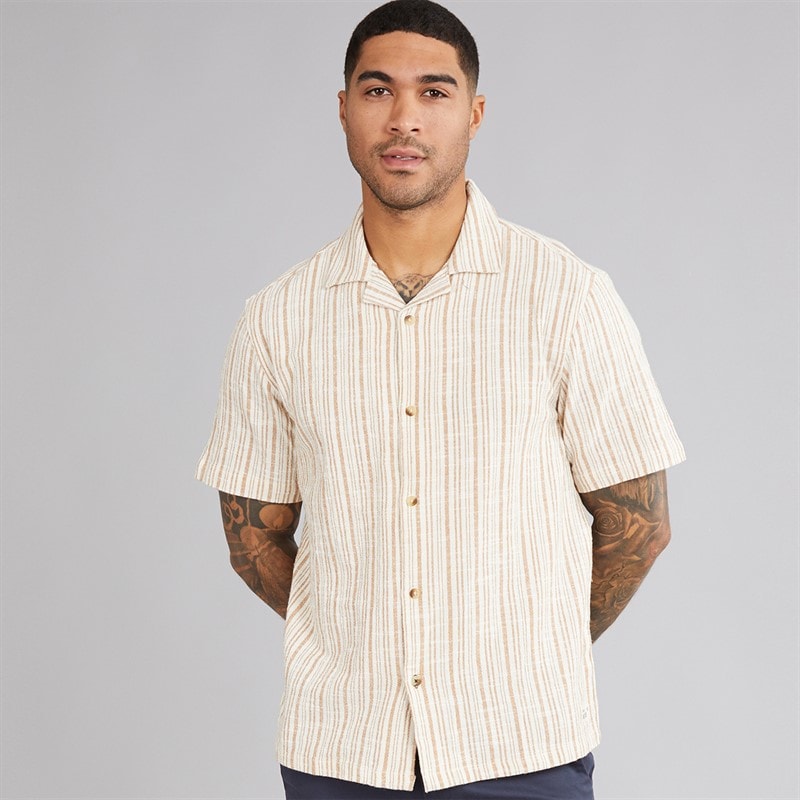 Indicode Mens Chaga Shirt Camel