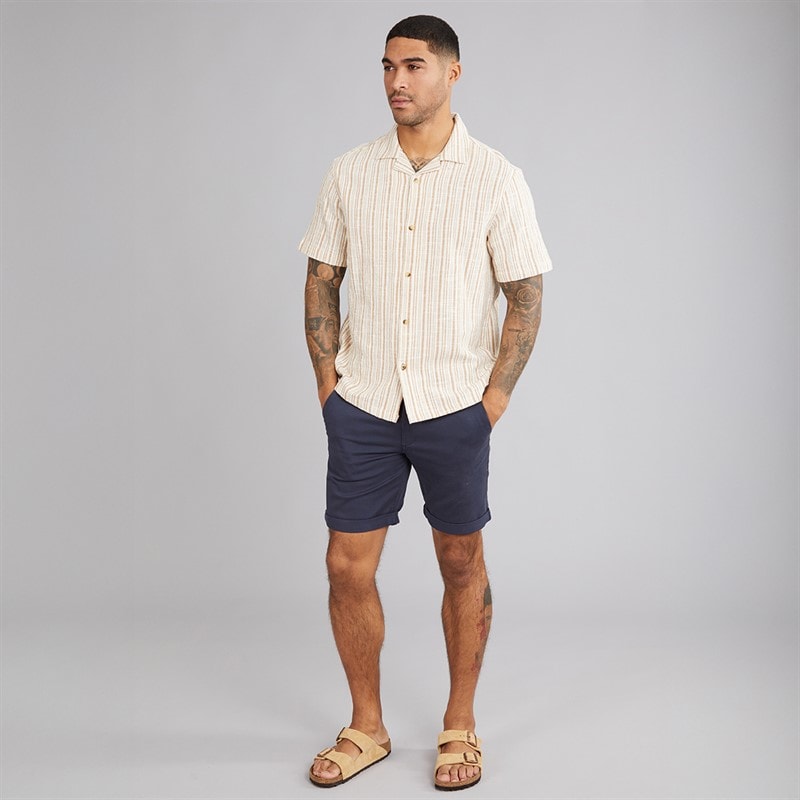 Indicode Mens Chaga Shirt Camel - Image 3