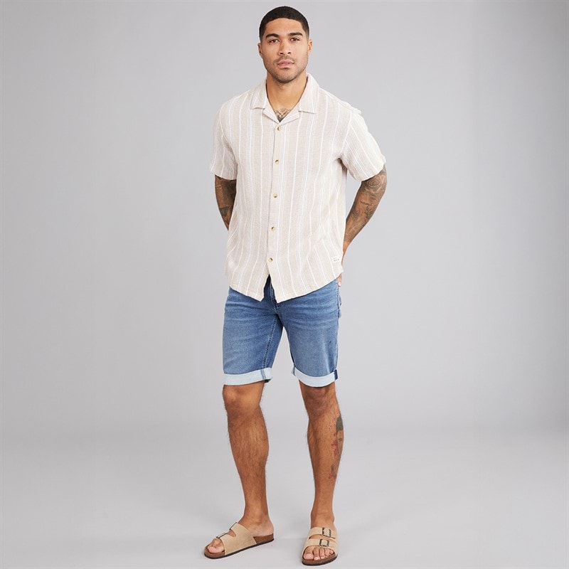 Indicode Mens Poipu Shirt Cornstalk - Image 4