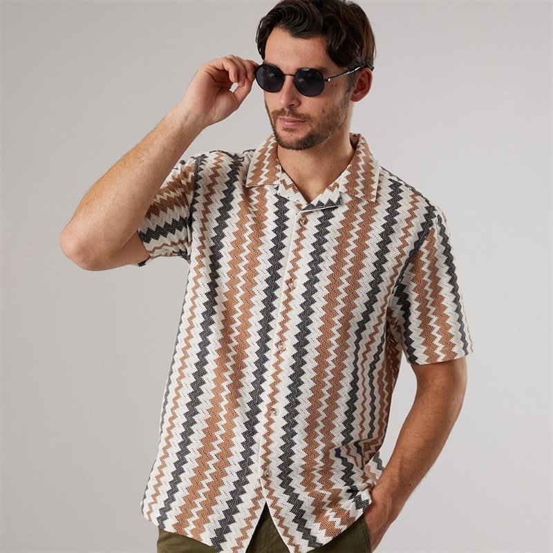 Indicode Mens Kilauea Shirt Camel