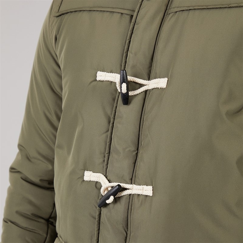Indicode Mens Baltico Duffel Coat Army - Image 3