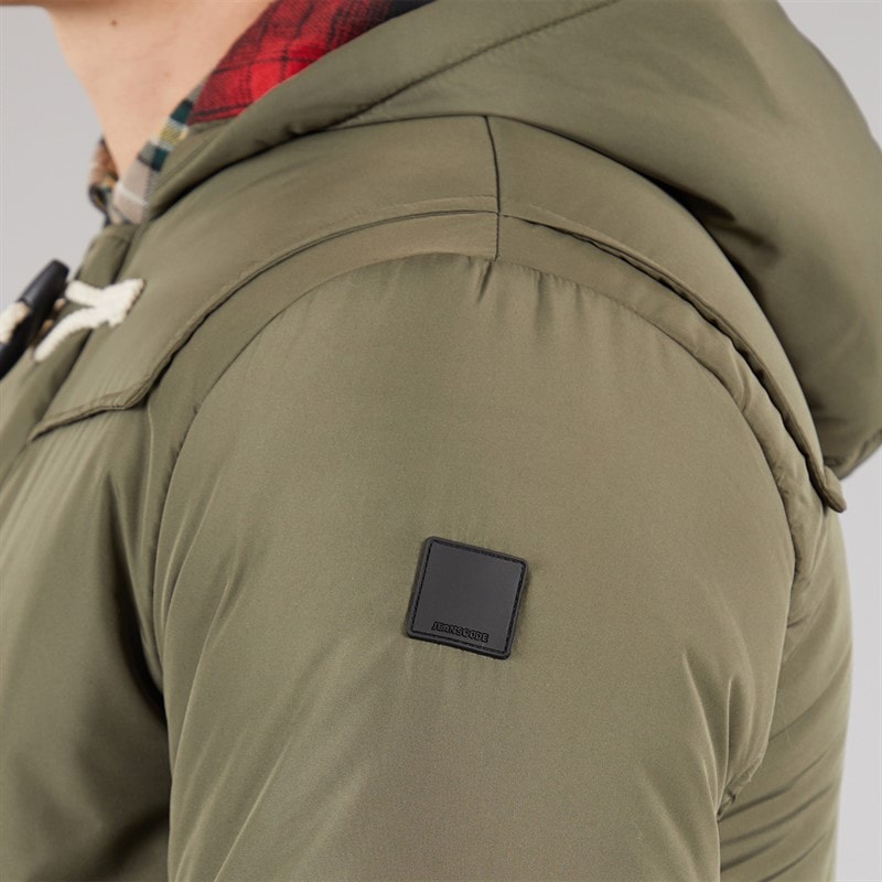 Indicode Mens Baltico Duffel Coat Army - Image 5