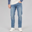 Indicode Mens Tony Regular Fit Jeans Space Blue