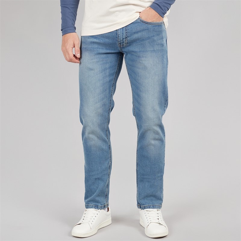 Indicode Mens Tony Regular Fit Jeans Space Blue - Image 1
