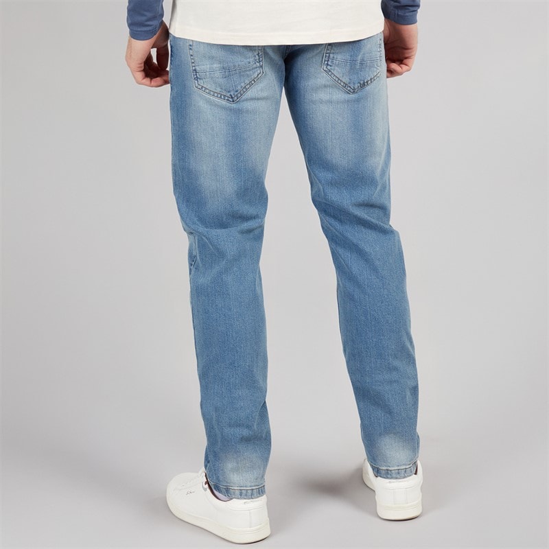 Indicode Mens Tony Regular Fit Jeans Space Blue - Image 2