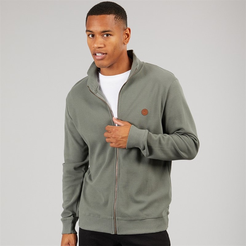 Indicode Mens Salupe Cardigan Castor Gray