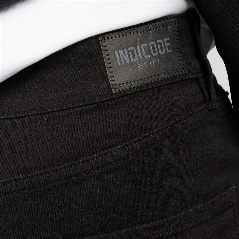 Indicode Mens Vince Regular Fit Jeans Ultra Black - Image 3