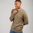 Indicode Mens Jexmon Knitted Jumper Kelp