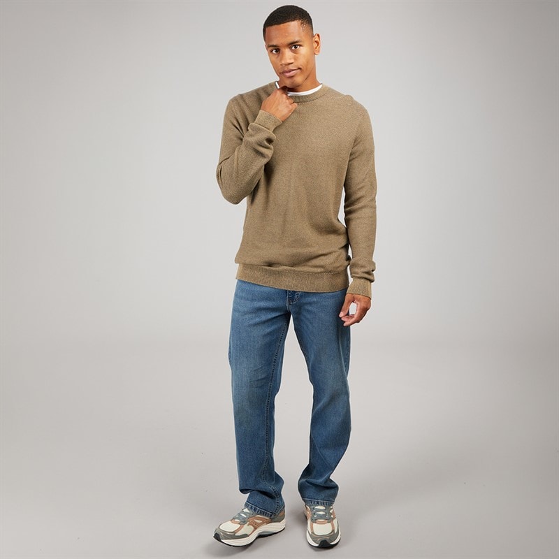 Indicode Mens Jexmon Knitted Jumper Kelp - Image 3