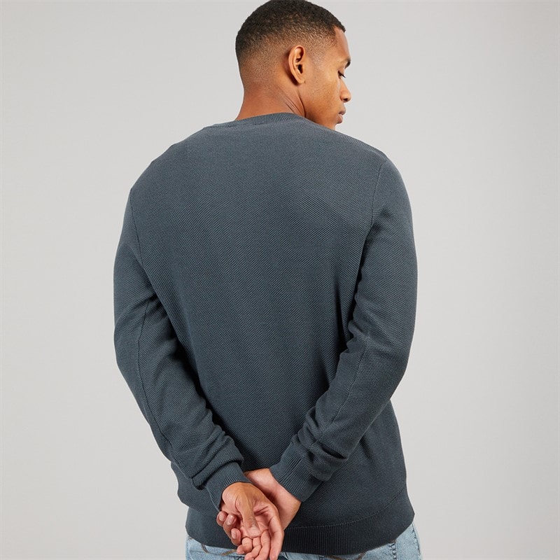 Indicode Mens Jexmon Knitted Jumper Dark Slate - Image 2