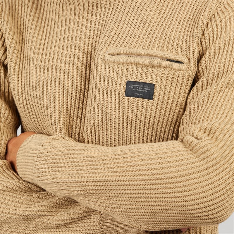 Indicode Mens Phjot Knitted Jumper Kelp - Image 3