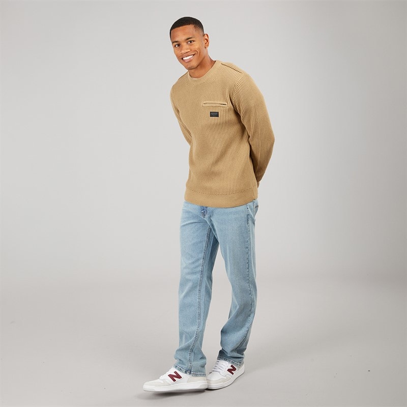 Indicode Mens Phjot Knitted Jumper Kelp - Image 4