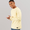Indicode Mens Zarmark Long Sleeve T-Shirt White Asparagus