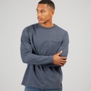Indicode Mens Zarmark Long Sleeve T-Shirt Sky Captain